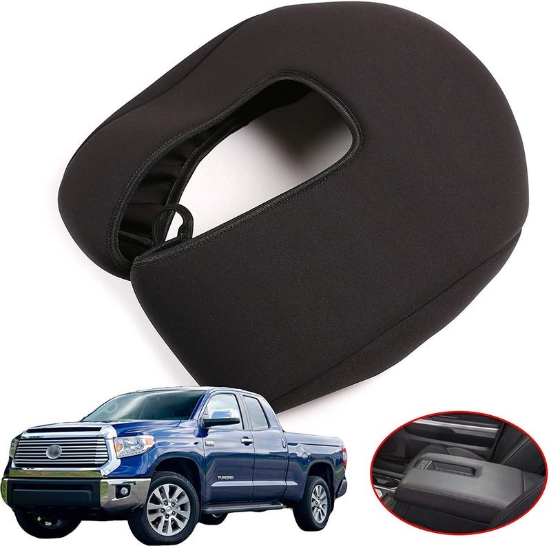 Center Console Armrest Cover Kit,Auto Center Console Cover Pad Fit,Auto Armrest Cover for Toyota Tundra 2014-2020 Accessory Organizer Protector Interior Accessories